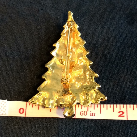 Vintage New Christmas Tree Brooch - Picture 3 of 3